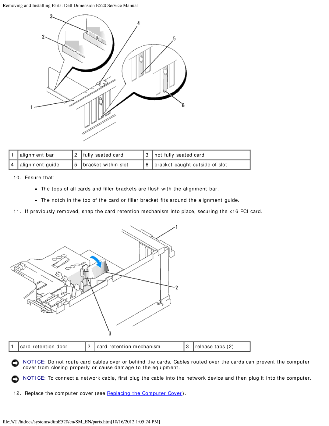 Dell E520 service manual 