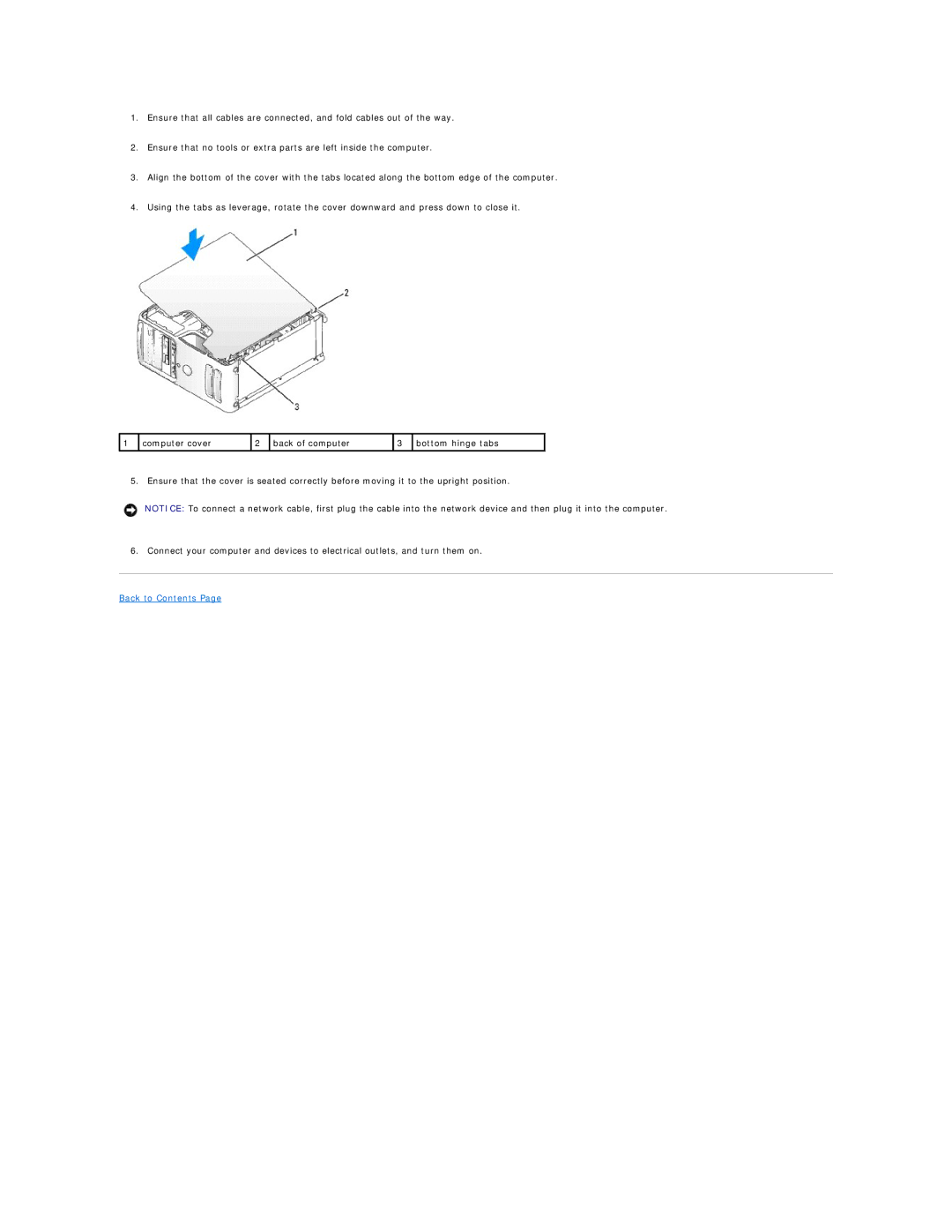 Dell E521 specifications Back to Contents 