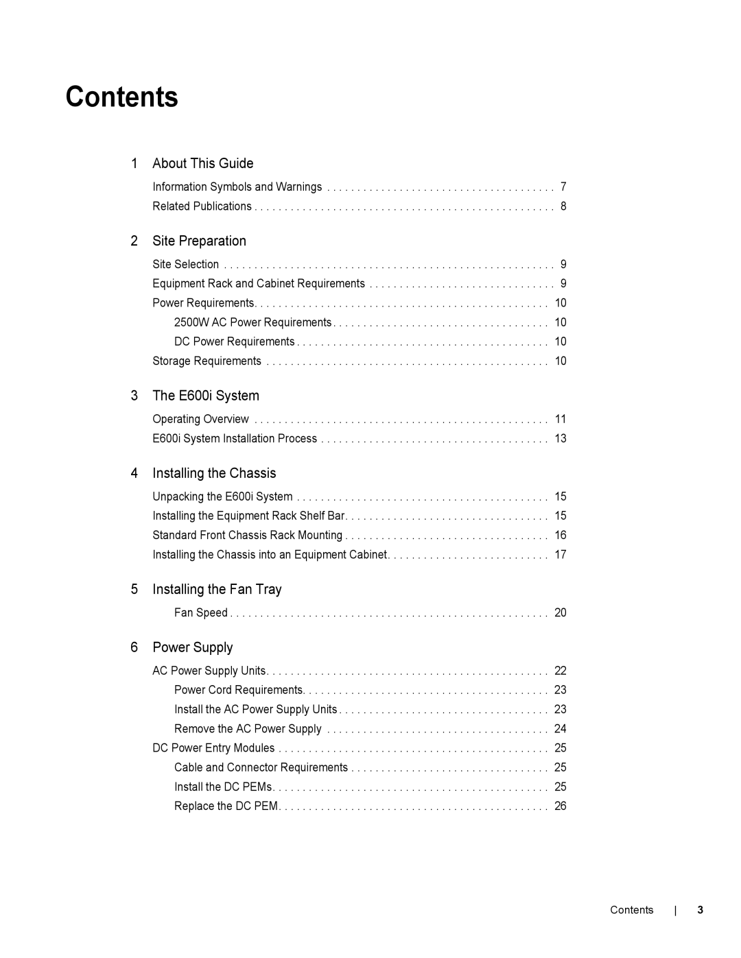 Dell E600I manual Contents 