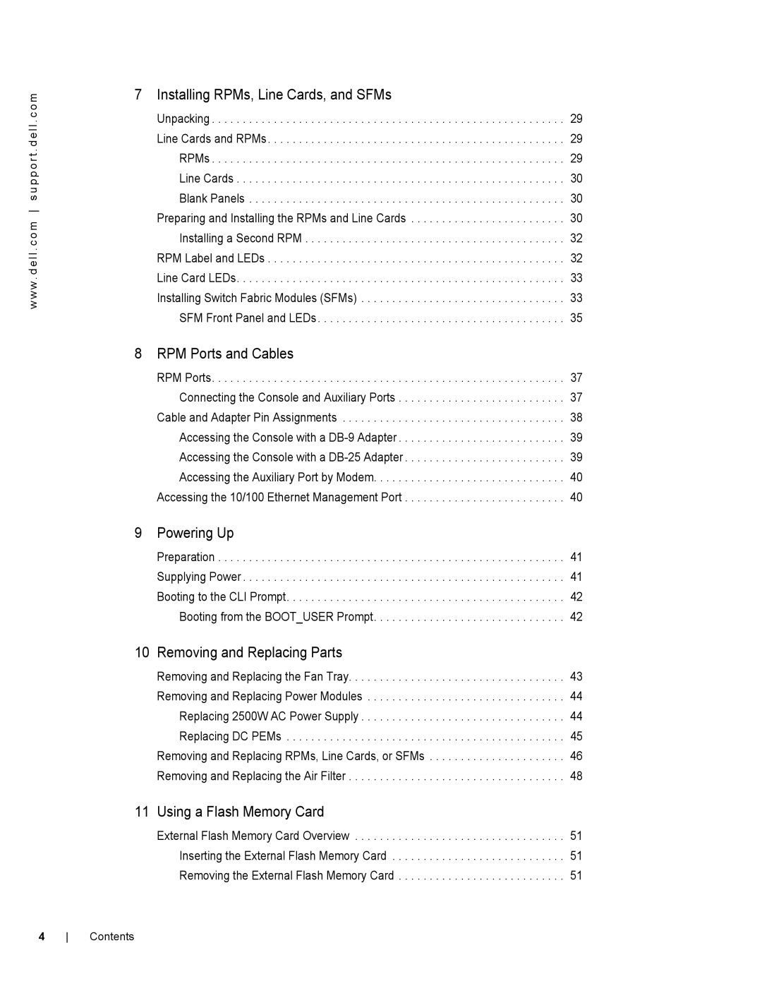 Dell E600I manual Powering Up 