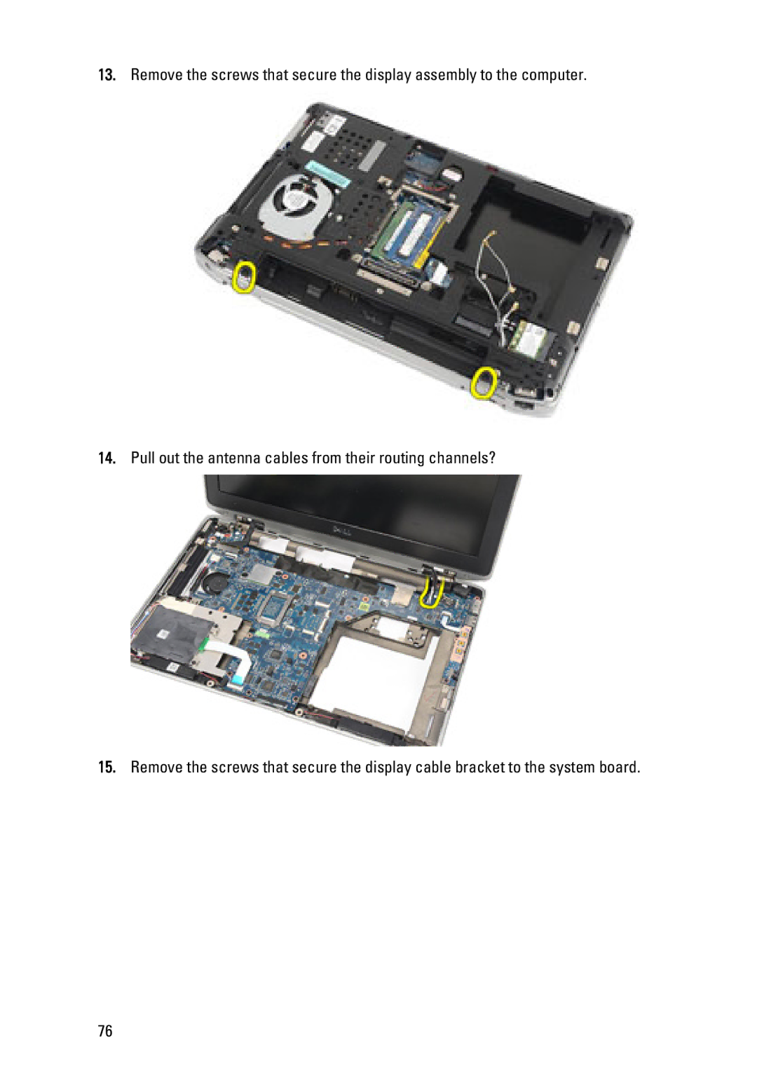 Dell E6320 owner manual 