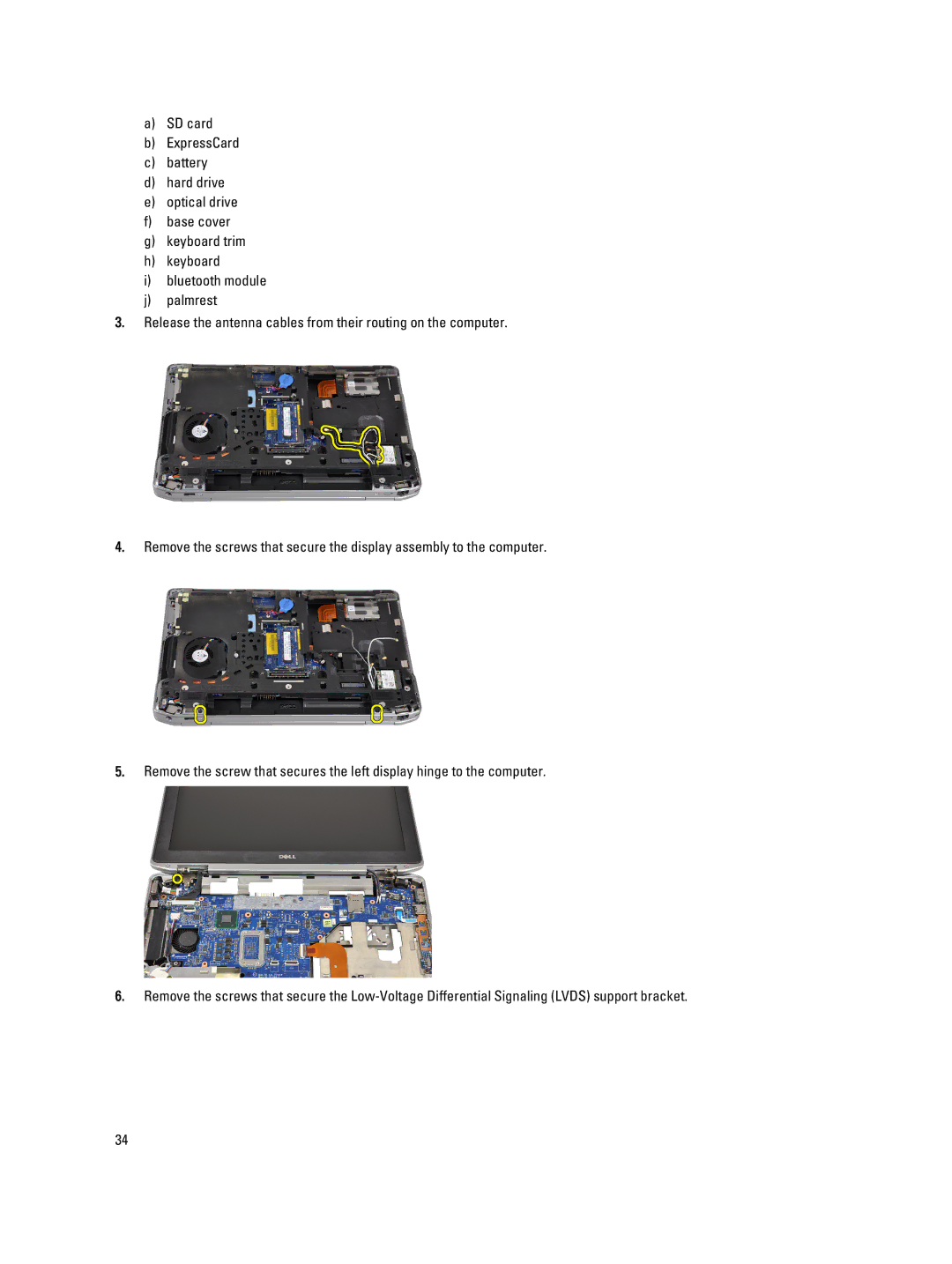 Dell E6330 owner manual 