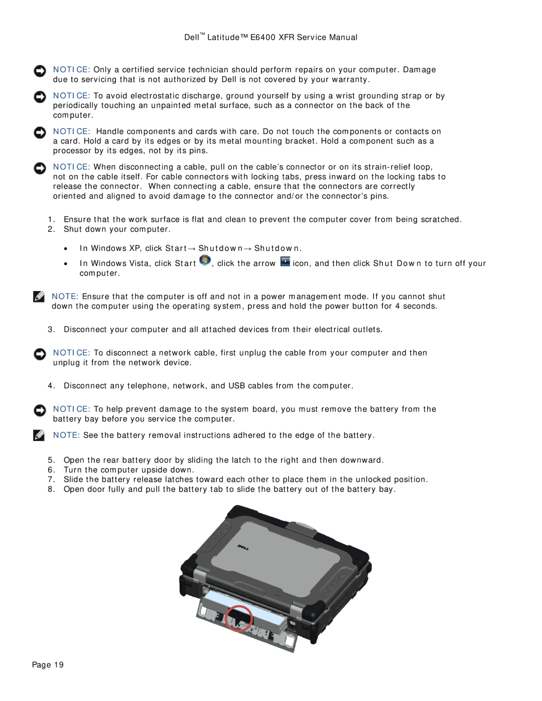 Dell E6400 XFR service manual 