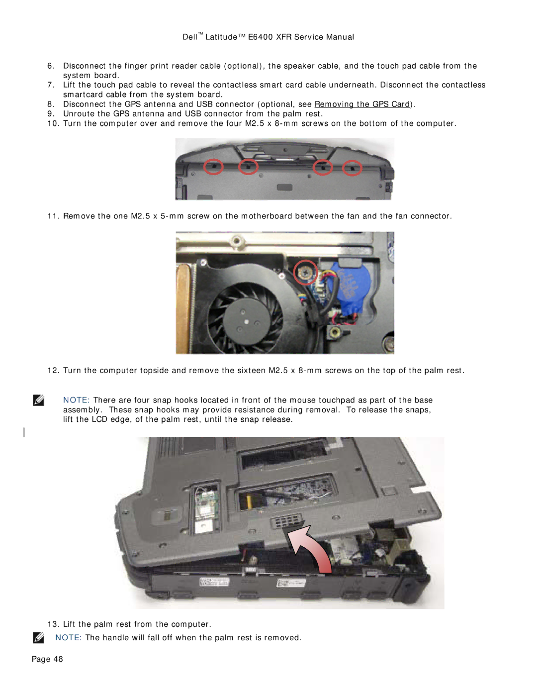 Dell E6400 XFR service manual 