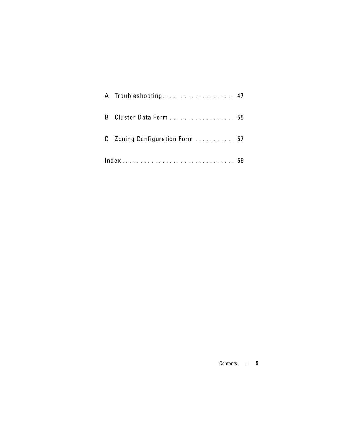 Dell EMC AX4-5 manual Zoning Configuration Form 