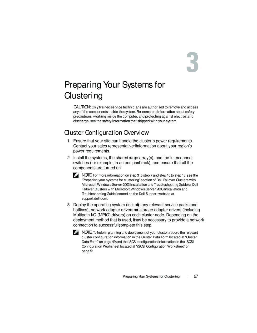 Dell EMC AX4-5I manual Preparing Your Systems for Clustering, Cluster Configuration Overview 