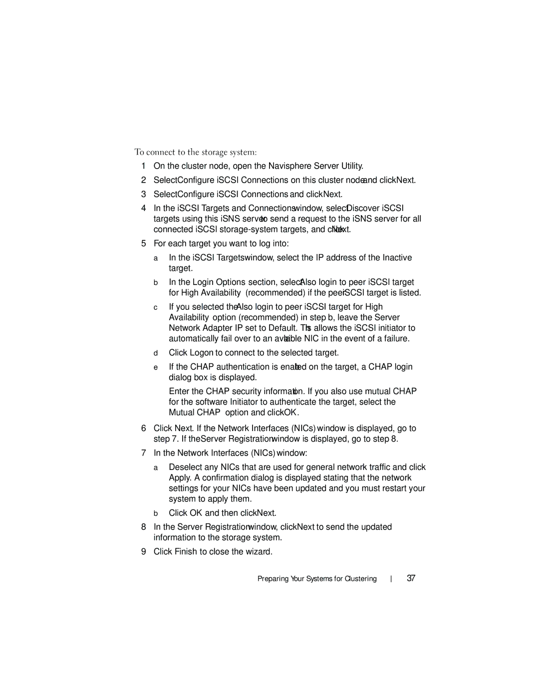 Dell EMC AX4-5I manual Network Interfaces NICs window 