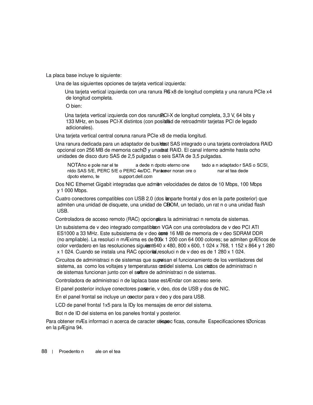 Dell EMS01 manual Procedimientos iniciales con el sistema 