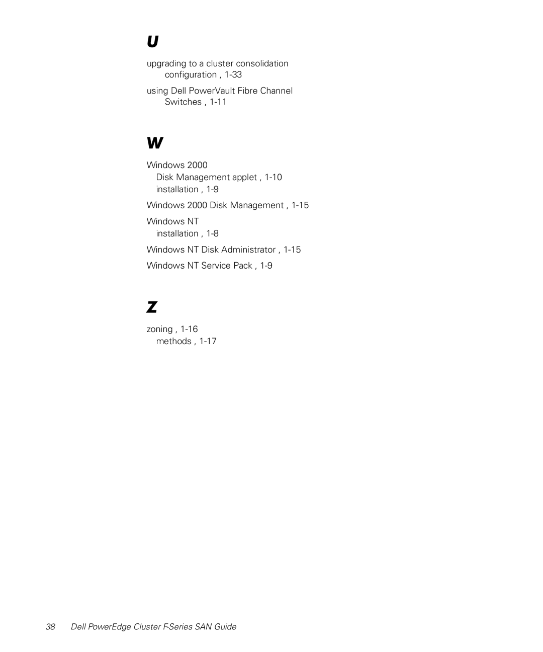 Dell F-Series manual Upgrading to a cluster consolidation configuration 