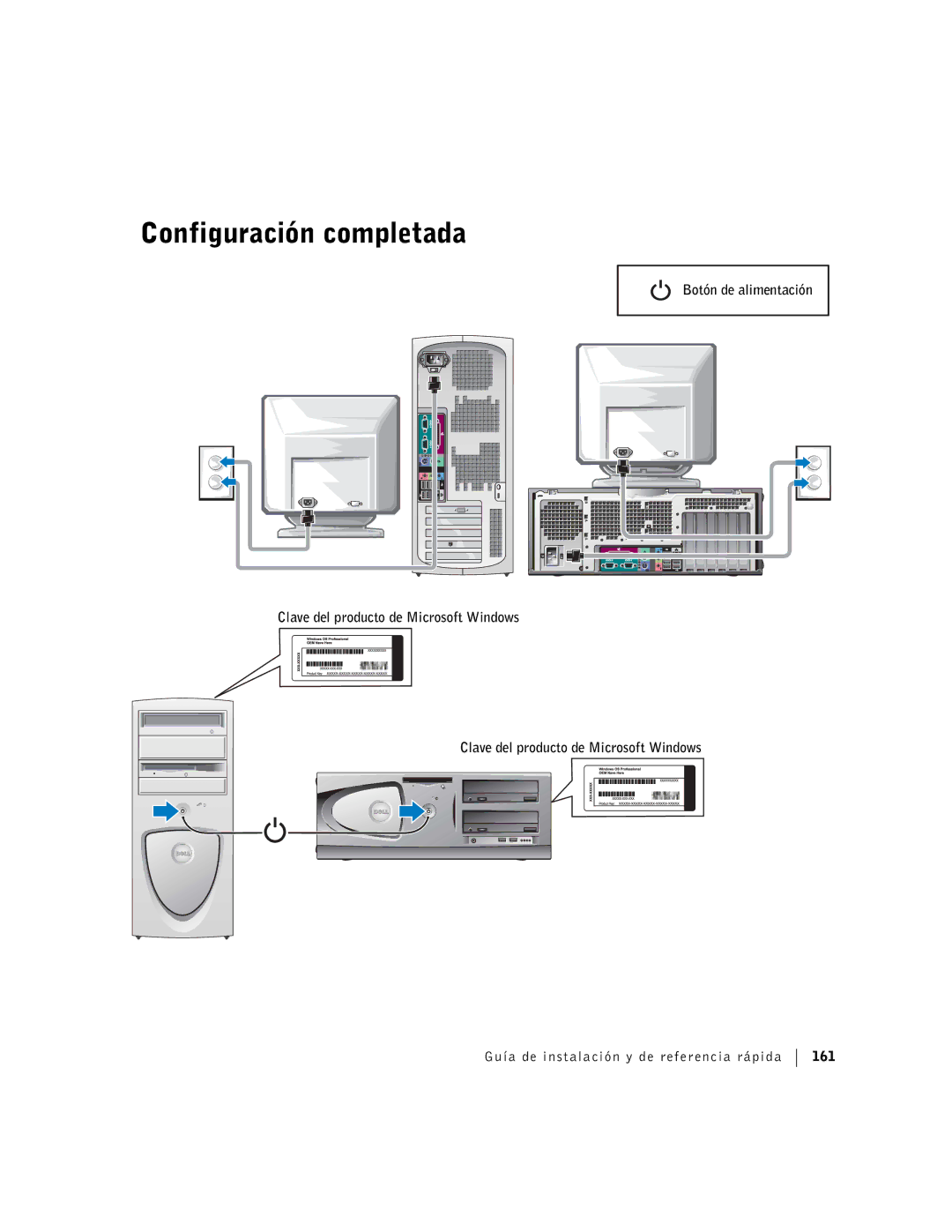 Dell F0276 manual Configuración completada 