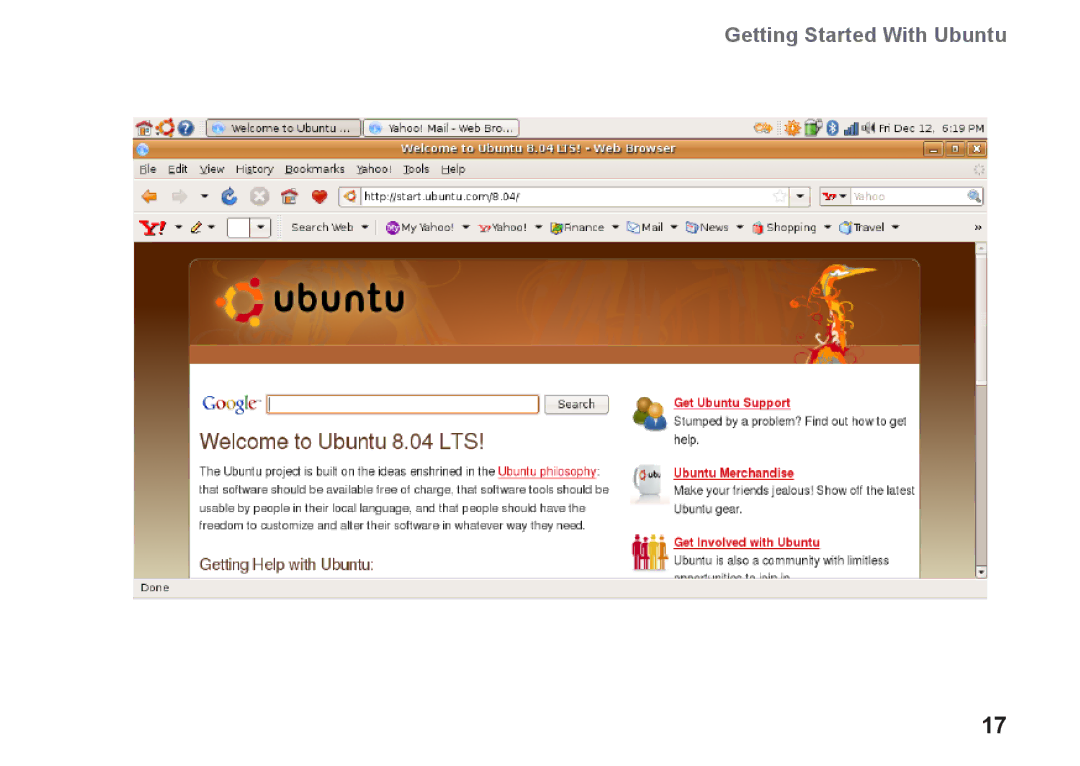 Dell 1010, 0F670RA00 quick start Getting Started With Ubuntu 