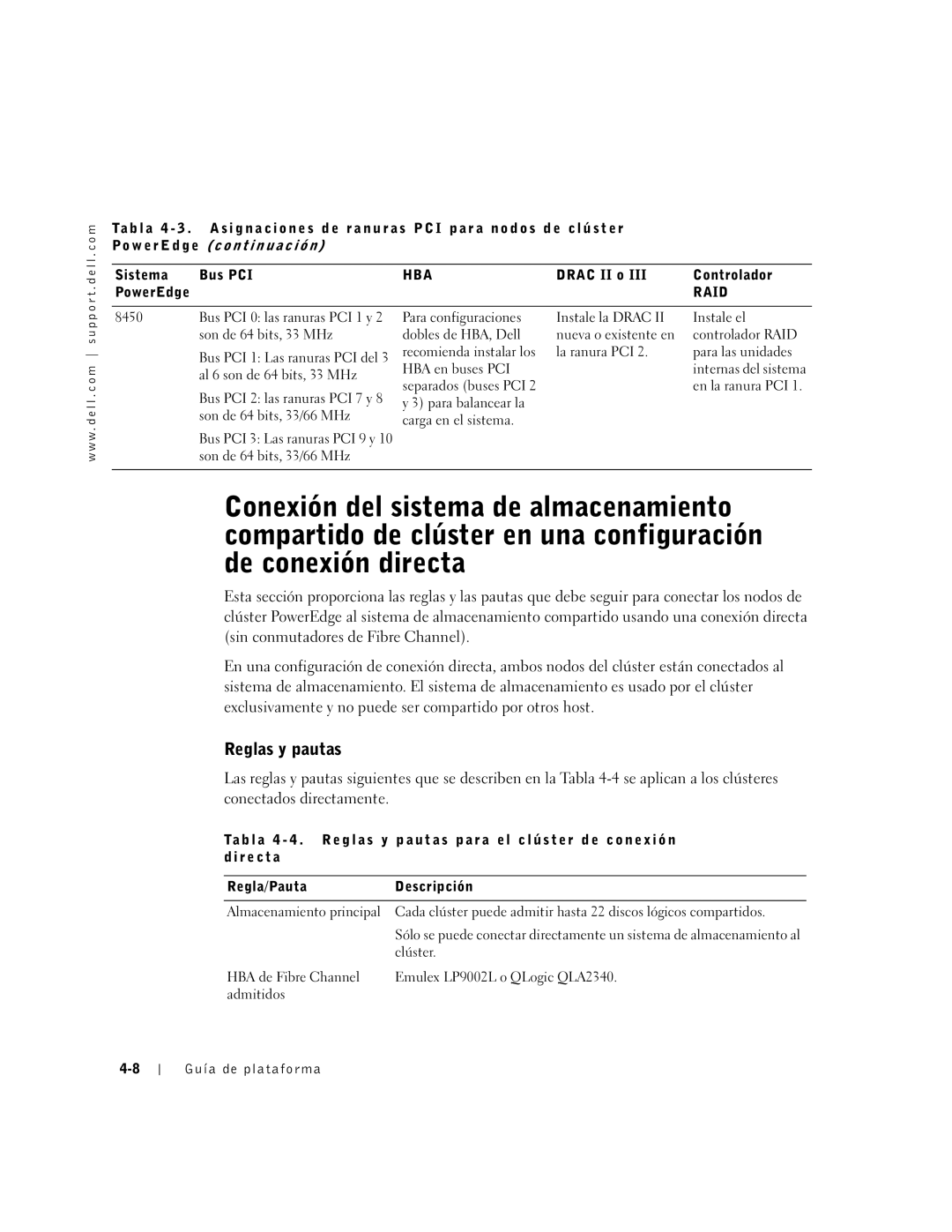 Dell FE300 manual En la ranura PCI 