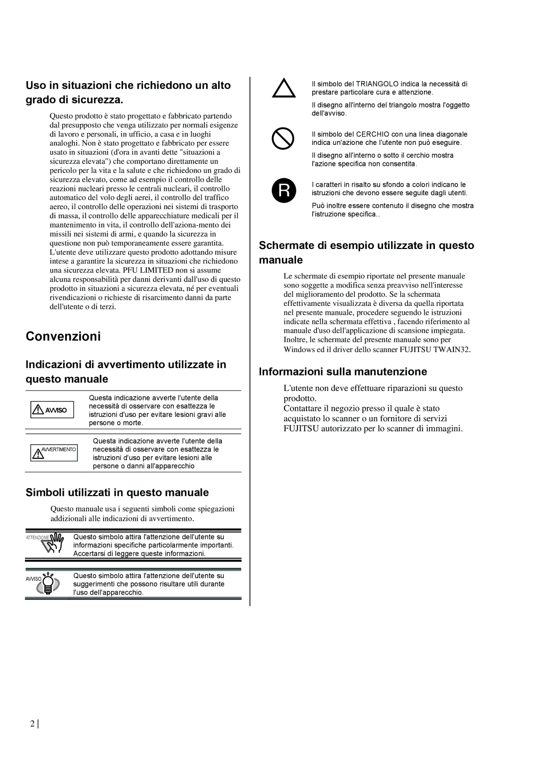 Dell fi-565PR manual Convenzioni 