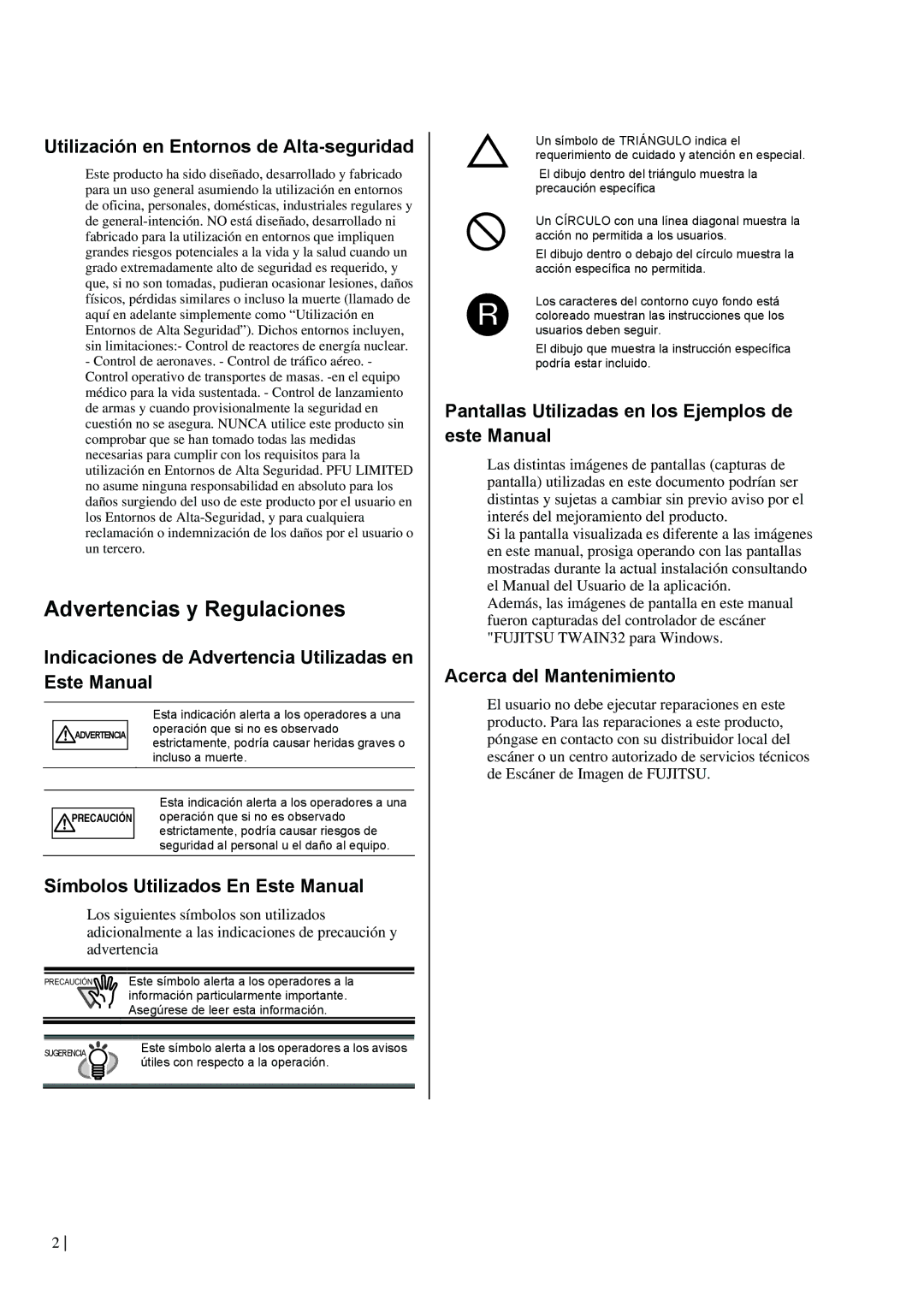 Dell fi-565PR manual Advertencias y Regulaciones 