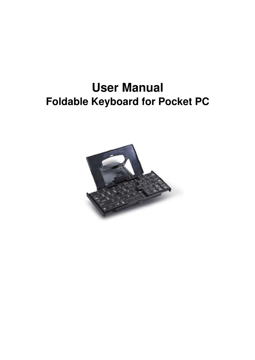 Dell Foldable Keyboard for Pocket PC user manual 