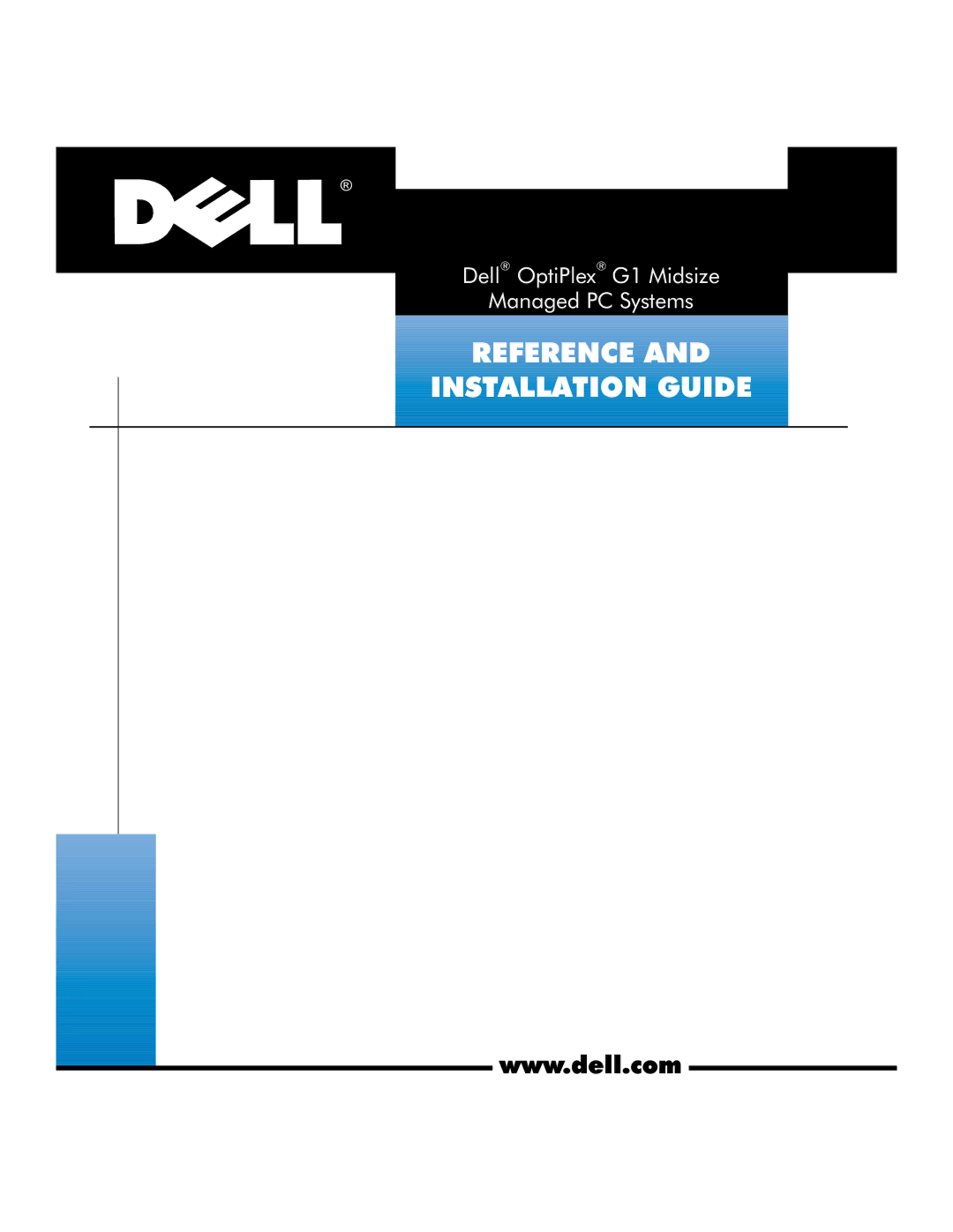 Dell G1 manual 551&$1 167$//$7,21*8, Zzzghoofrp 