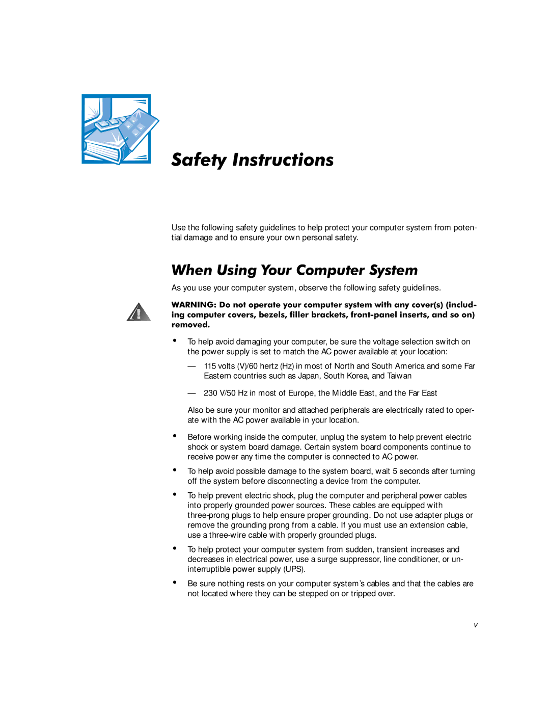 Dell G1 manual KHQ8VLQJRXU&RPSXWHU6\VWHP, Uhpryhg 