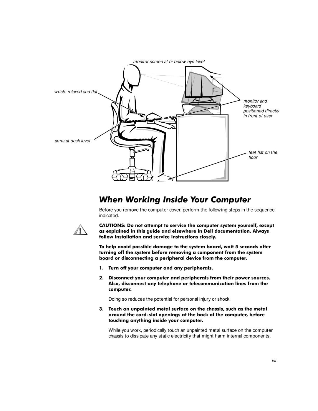 Dell G1 Khqrunlqj,Qvlghrxu&Rpsxwhu, Iroorzlqvwdoodwlrqdqgvhuylfhlqvwuxfwlrqvforvho, 7XUQRII\RXUFRPSXWHUDQGDQ\SHULSKHUDOV 