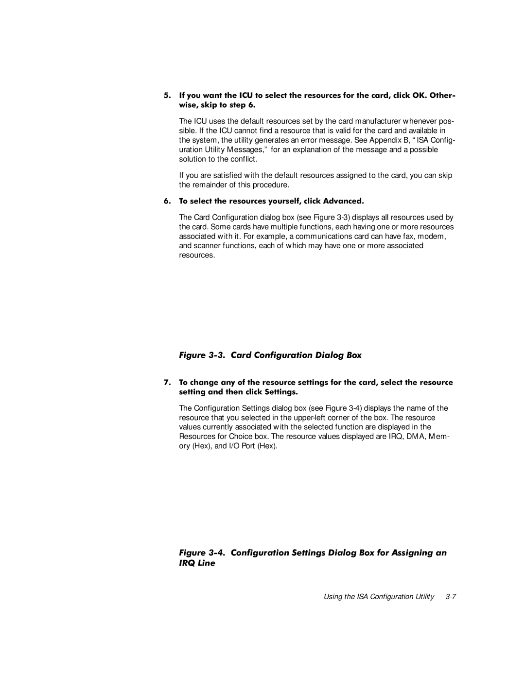 Dell G1 manual Ljxuh&Dug&Rqiljxudwlrqldorj%R, 7RVHOHFWWKHUHVRXUFHV\RXUVHOIFOLFN$GYDQFHG, VHWWLQJDQGWKHQFOLFN6HWWLQJV 