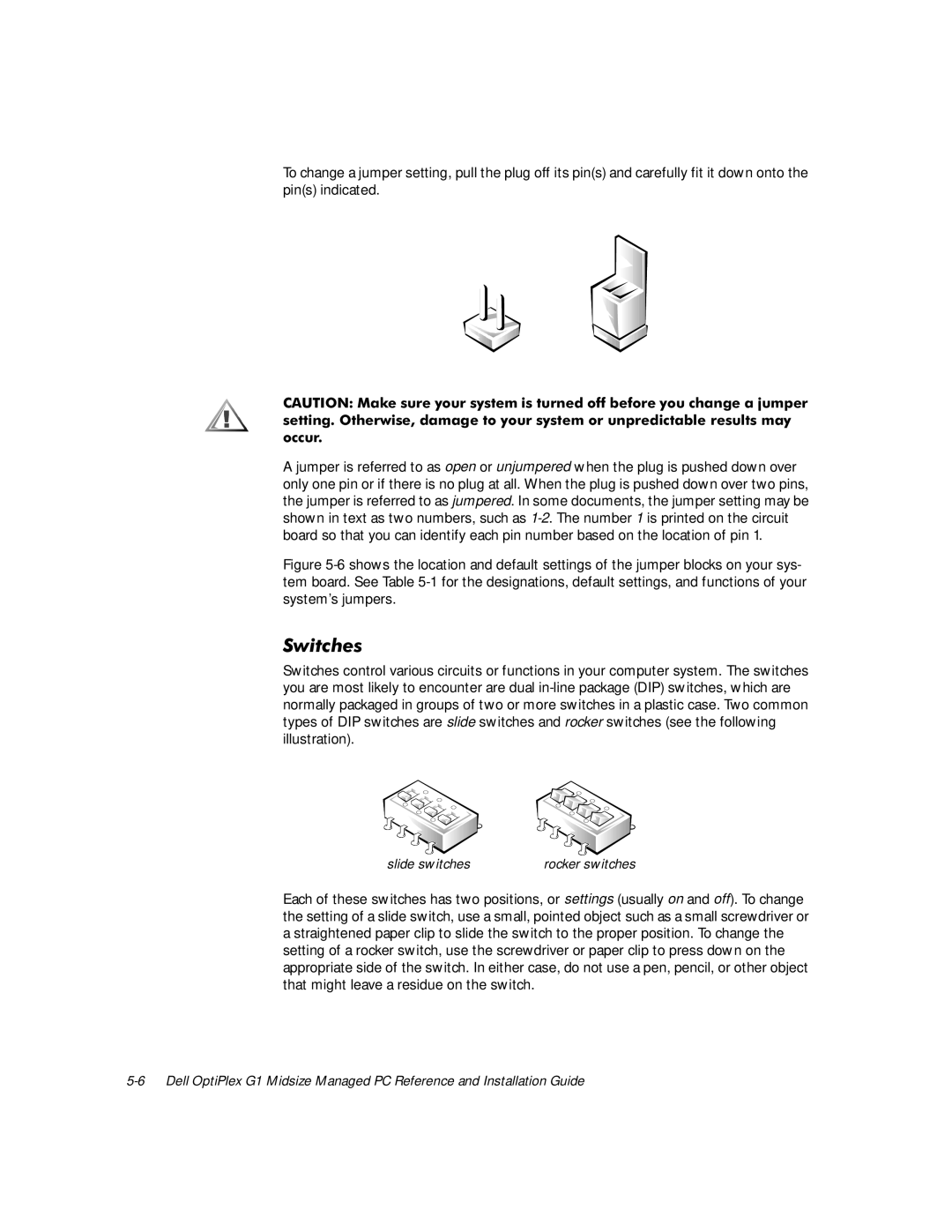 Dell G1 manual 6ZLWFKHV, Rffxu 