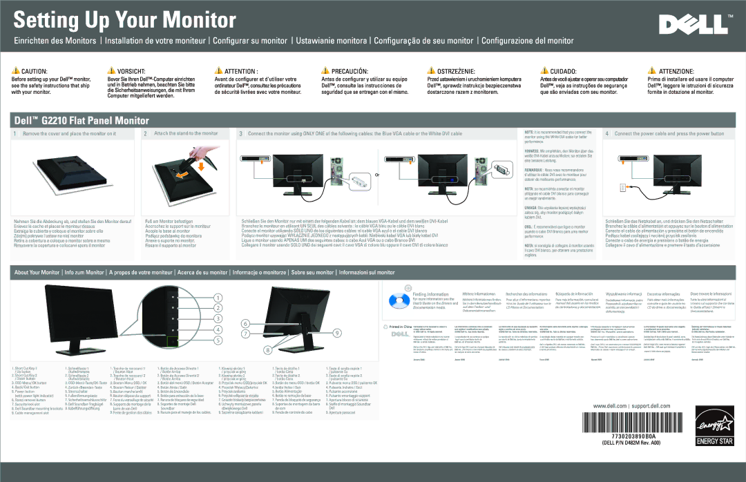 Dell appendix Dell G2210/G2410 Flat Panel Monitor Users Guide 