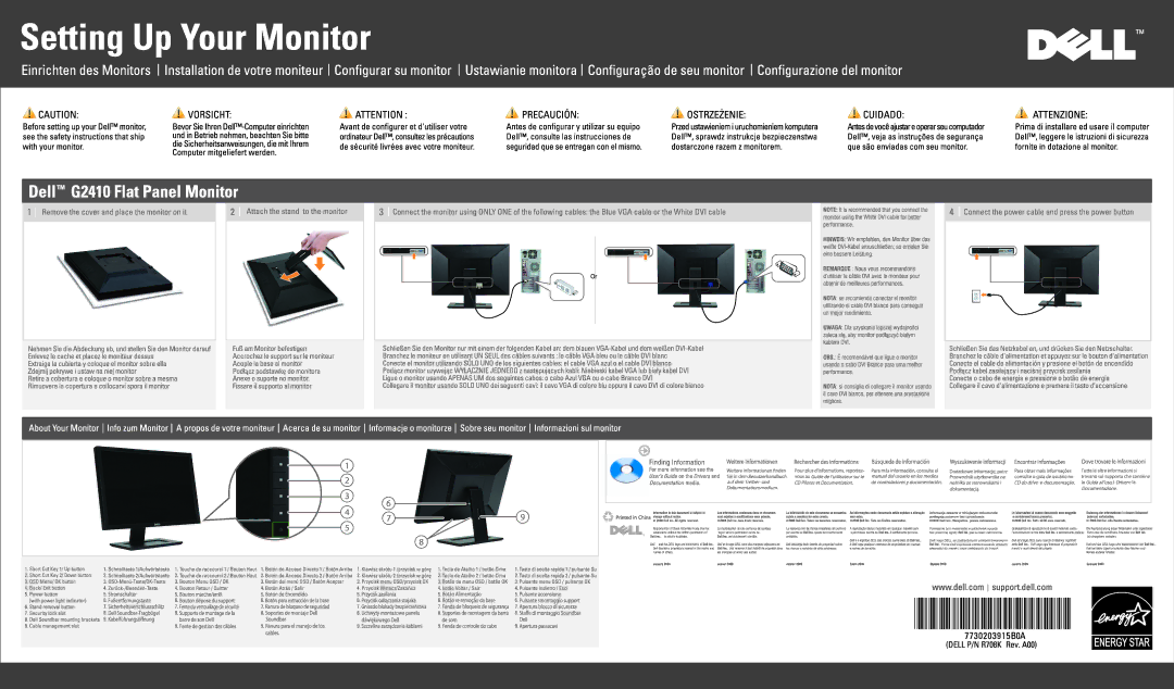 Dell G2210, G2410 manual 