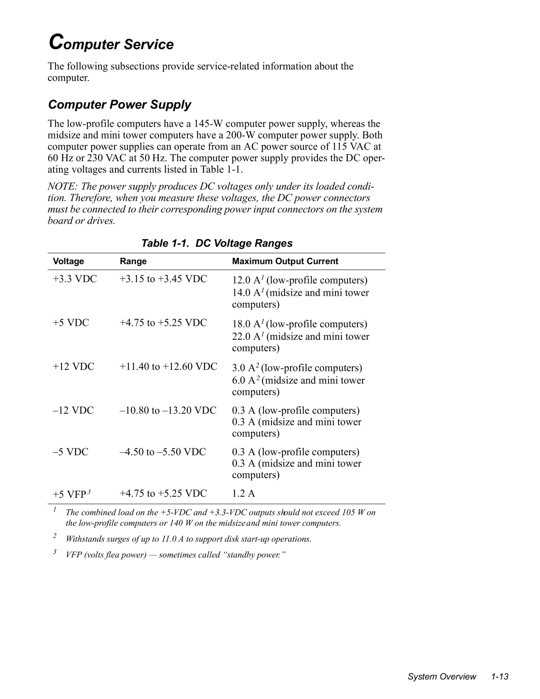 Dell GN manual RPSXWHU6HUYLFH, RPSXWHU3RZHU6XSSO 