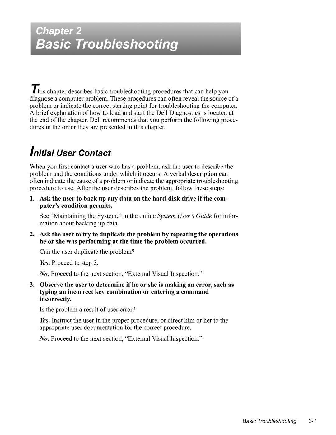 Dell GN manual QLWLDO8VHU&RQWDFW, Sxwhuvfrqglwlrqshuplwv, Pdwlrqderxwedfnlqjxsgdwd, Vwkhsureohpduhvxowrixvhuhuuru 