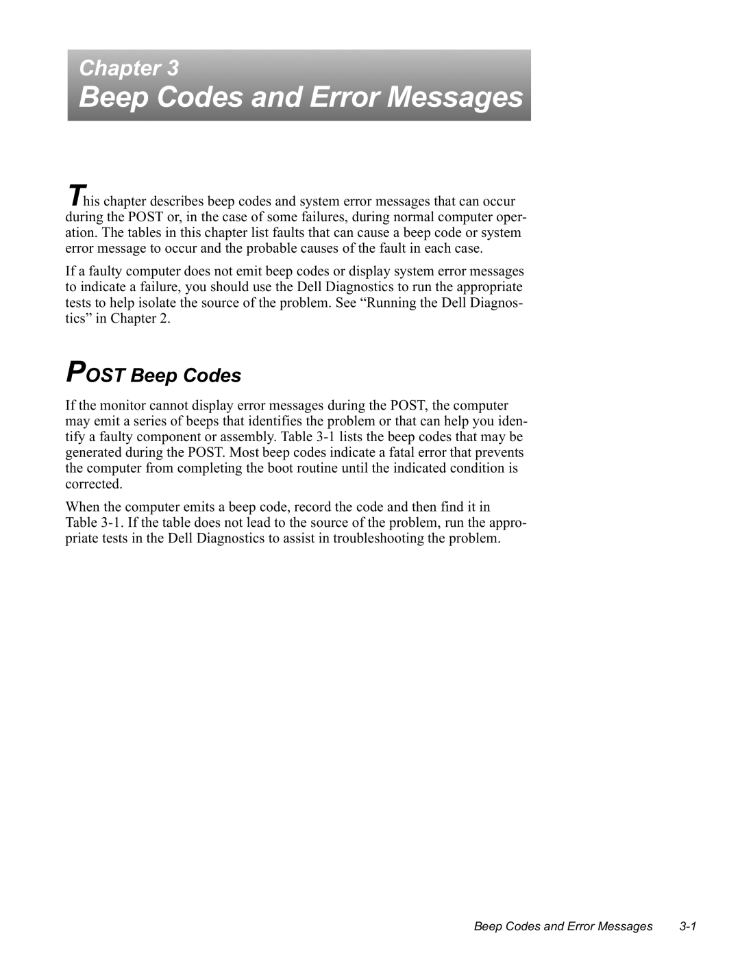 Dell GN manual HHS&RGHVDQGUURU0HVVDJHV 