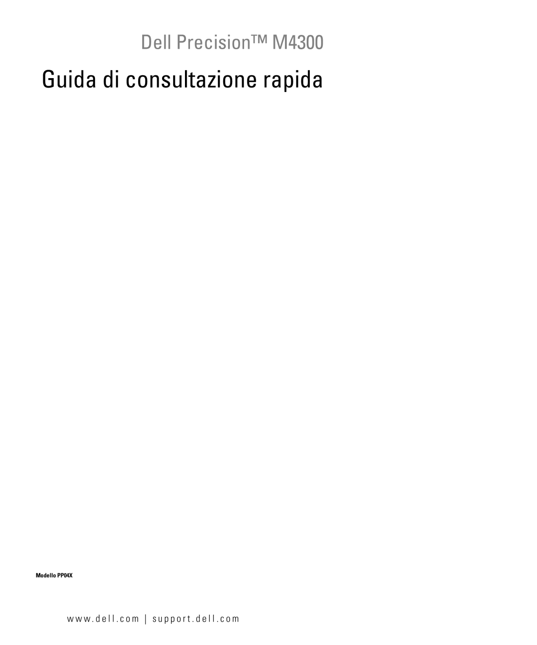 Dell GU806 manual Guida di consultazione rapida 