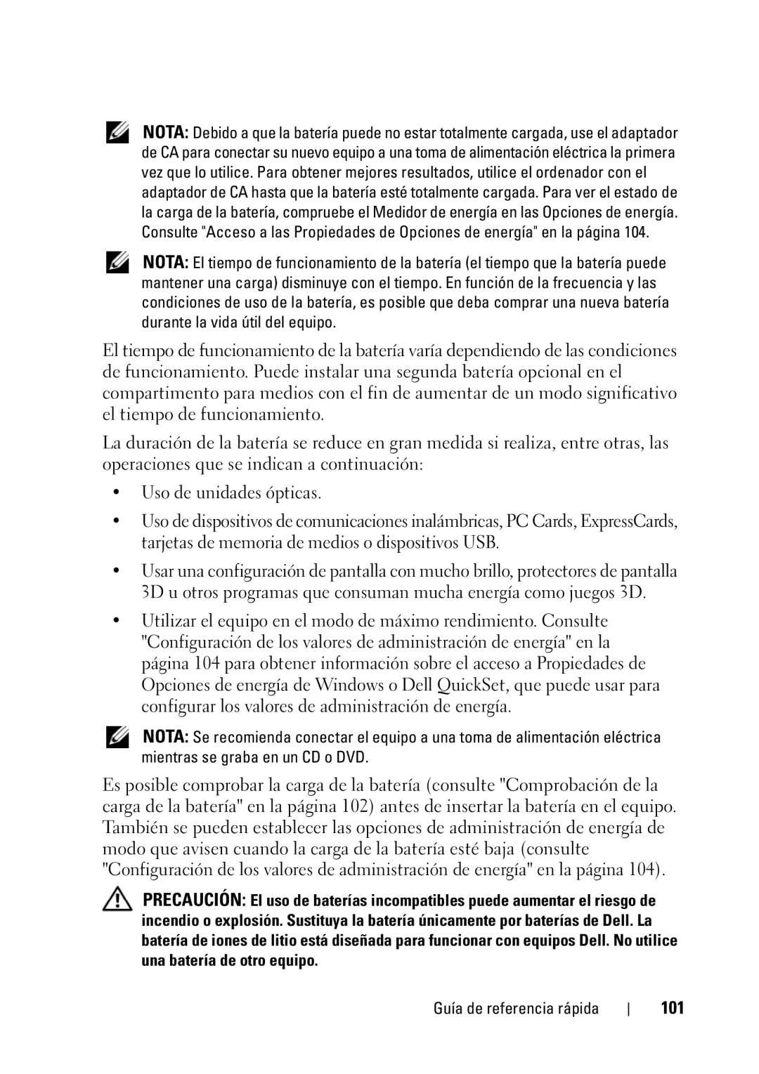 Dell GX148 manual 101 