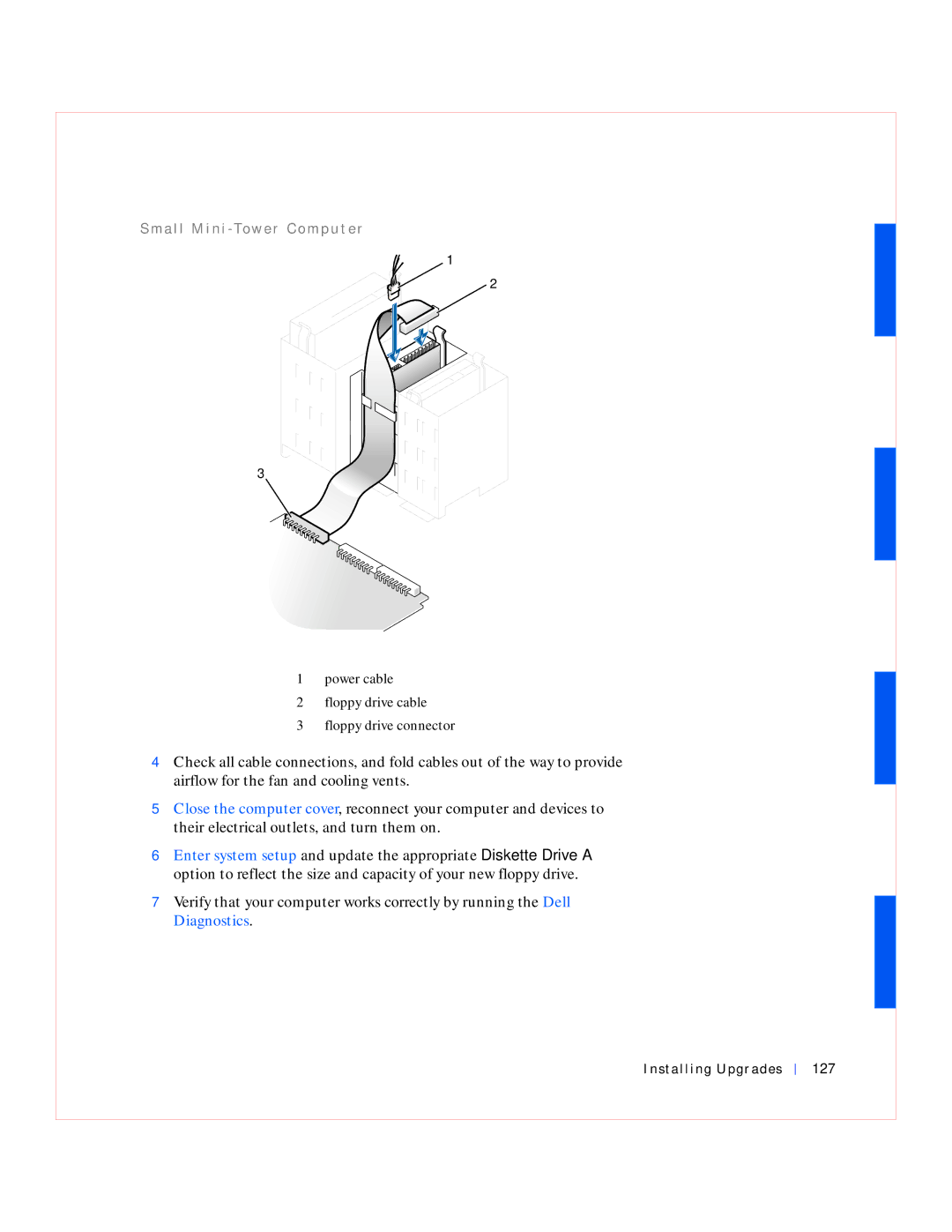 Dell GX240 manual Installing Upgrades 127 