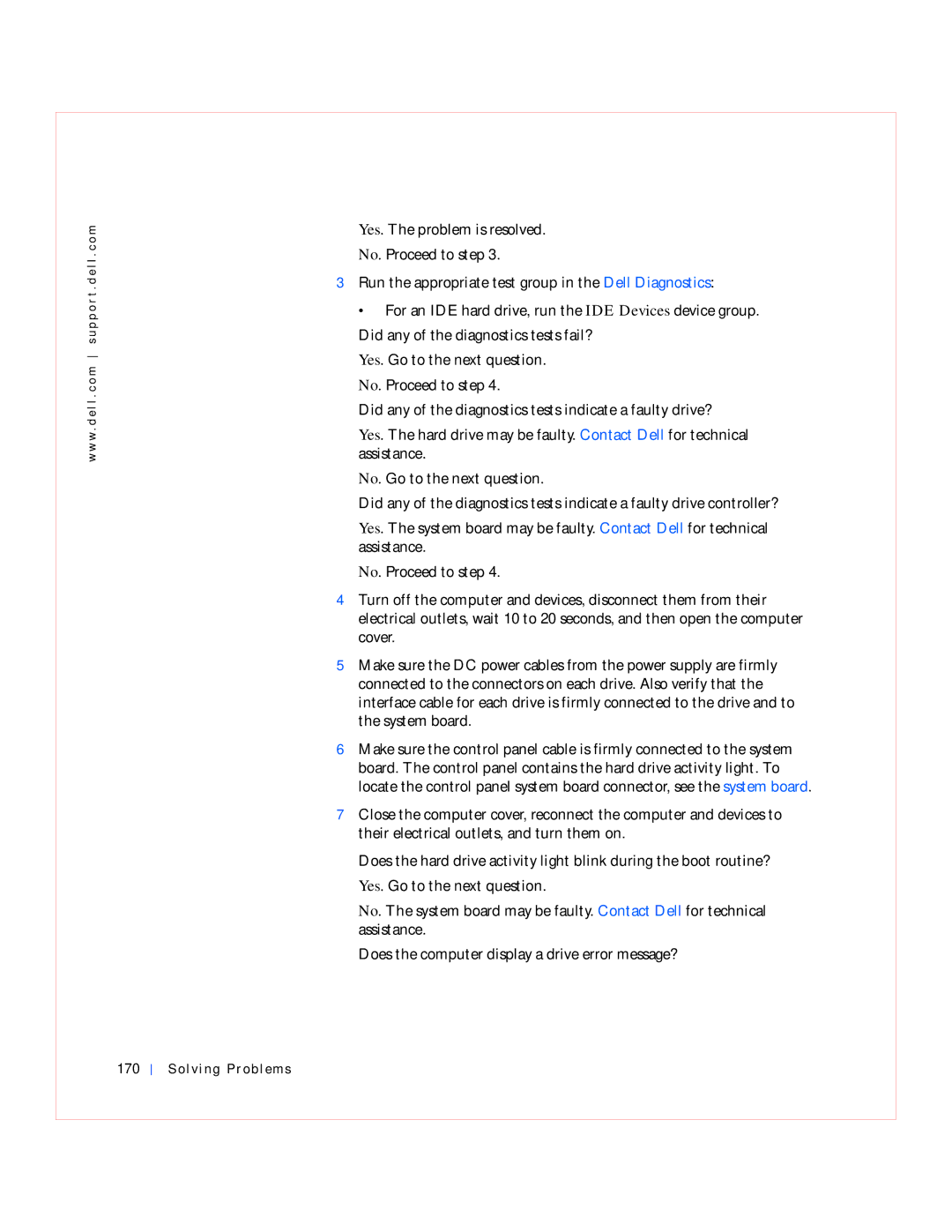 Dell GX240 manual Solving Problems 