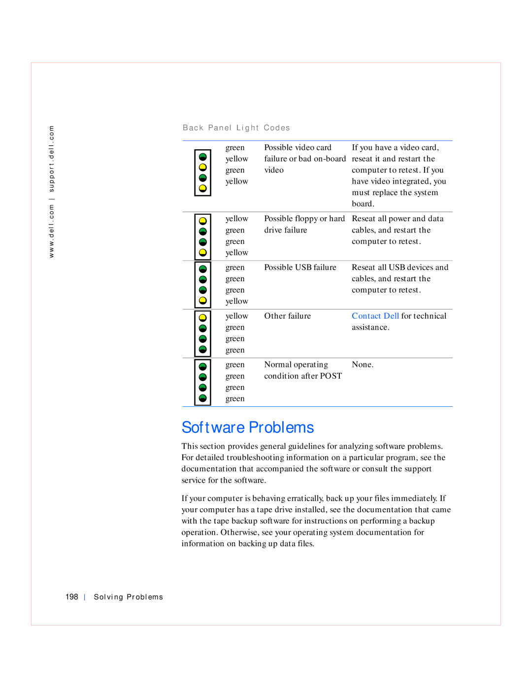 Dell GX240 manual Software Problems, Solving Problems 