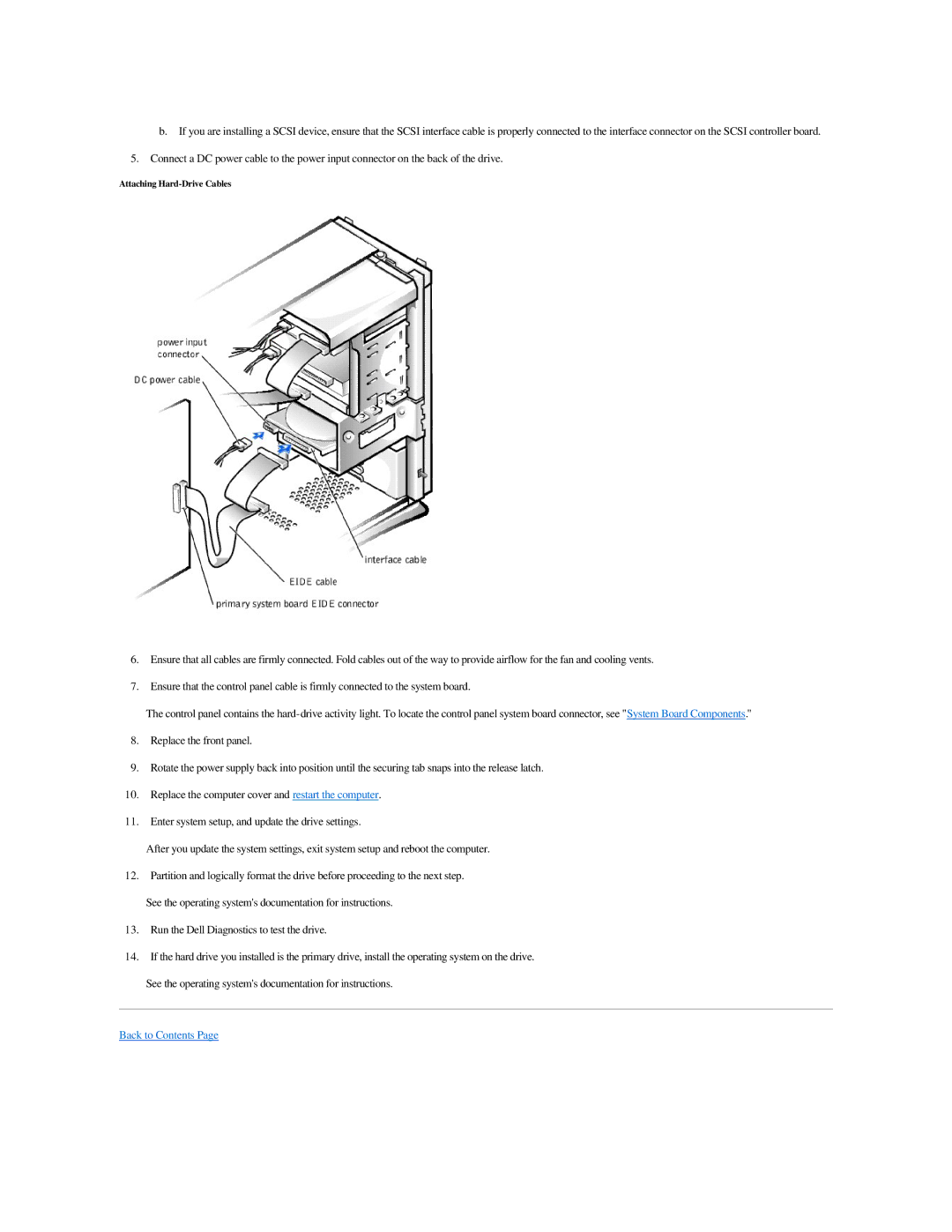 Dell GX400 manual Attaching Hard-Drive Cables 