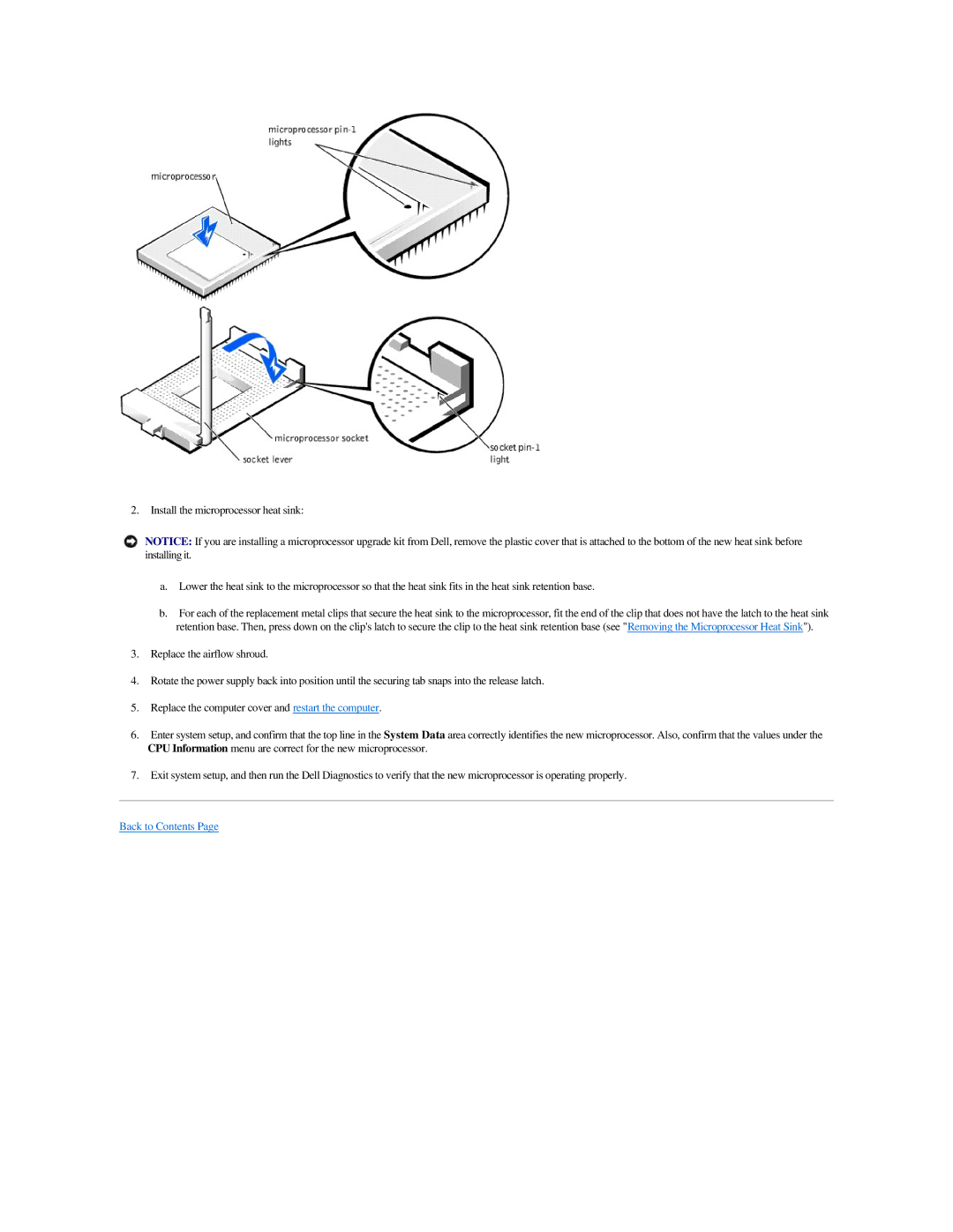 Dell GX400 manual Back to Contents 