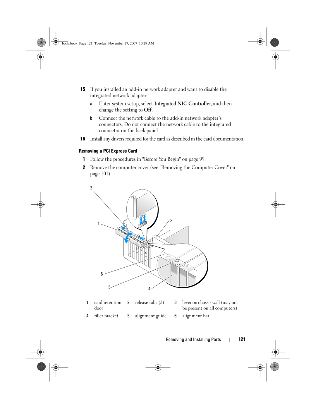 Dell DC01L, GX404 owner manual 121 