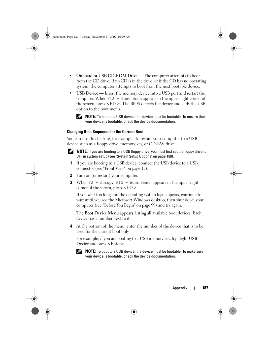 Dell DC01L, GX404 owner manual 187 