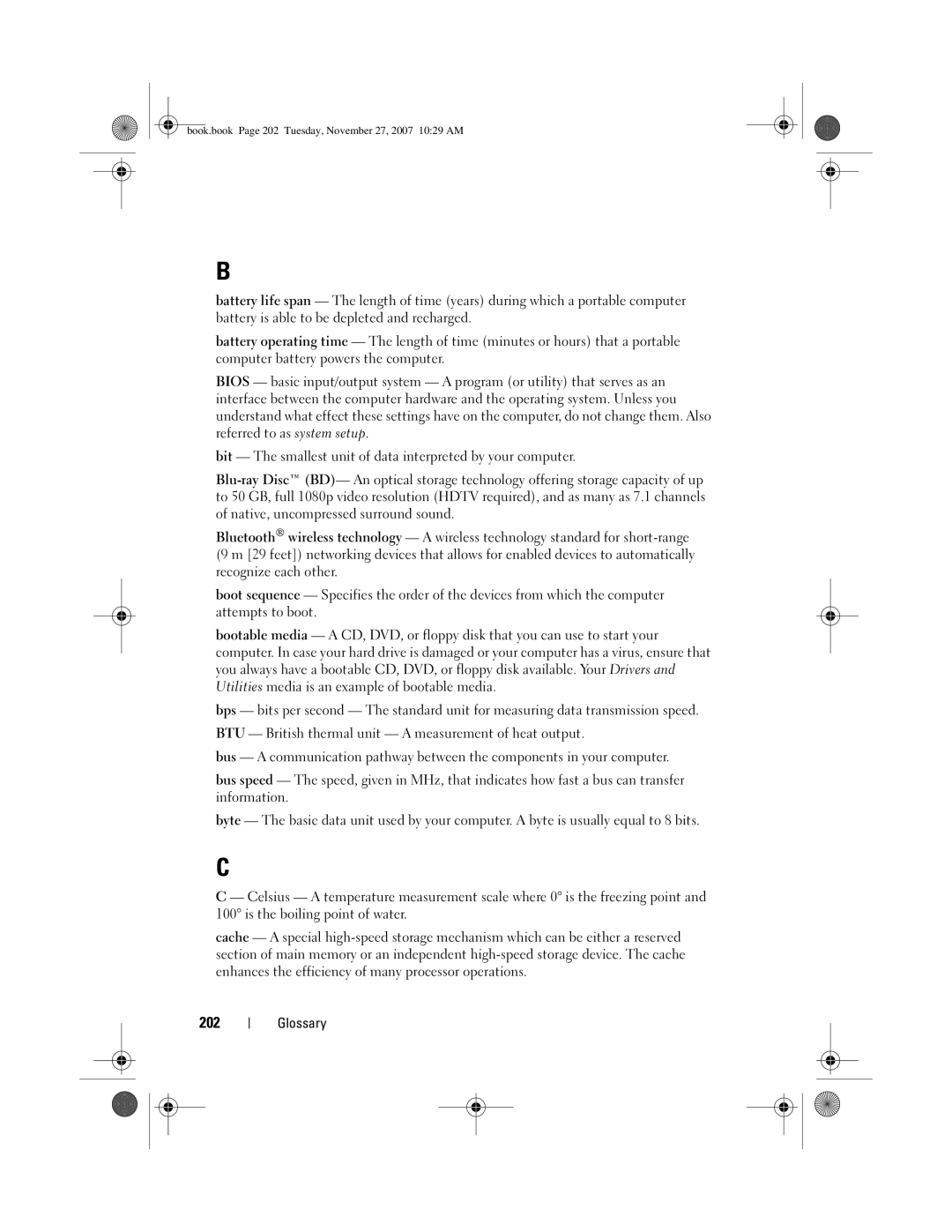 Dell GX404, DC01L owner manual 202 