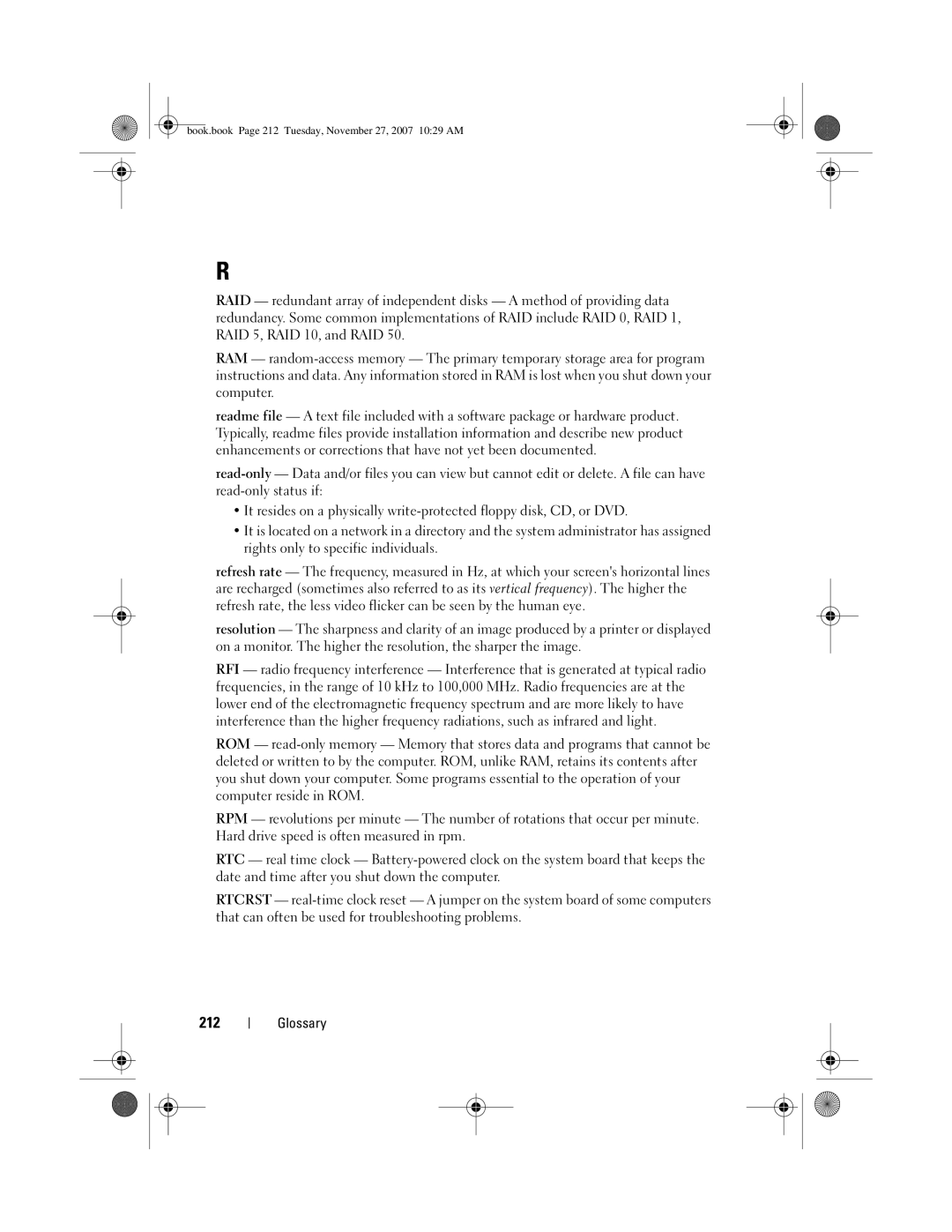 Dell GX404, DC01L owner manual 212 