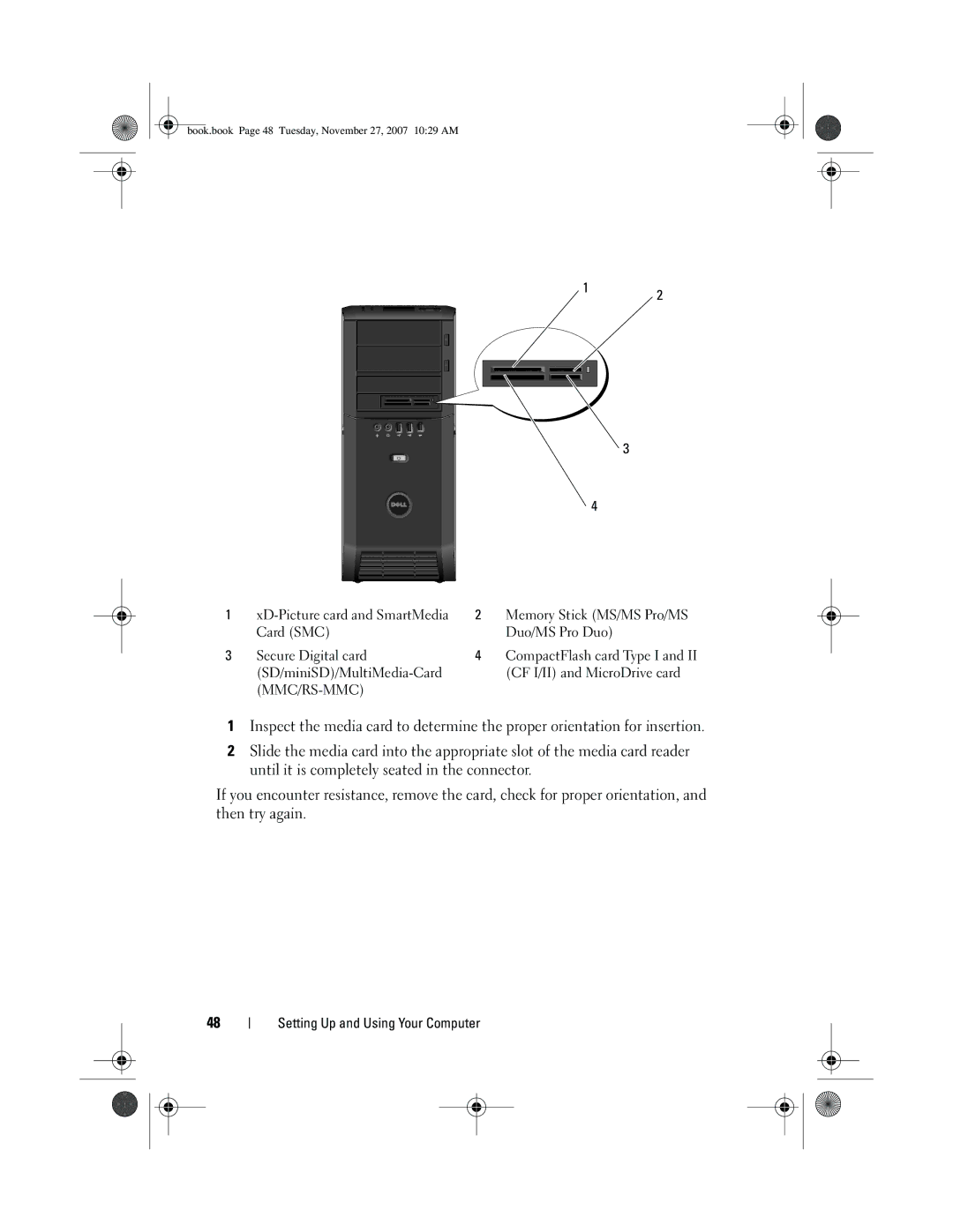 Dell GX404, DC01L owner manual Mmc/Rs-Mmc 