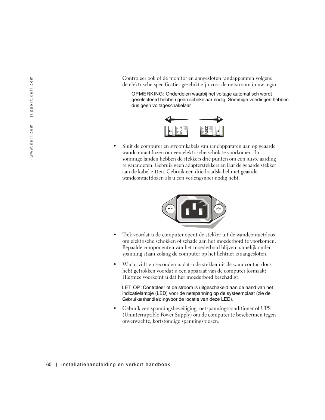 Dell 94CGN, GX50 manual Installatiehandleiding en verkort handboek 