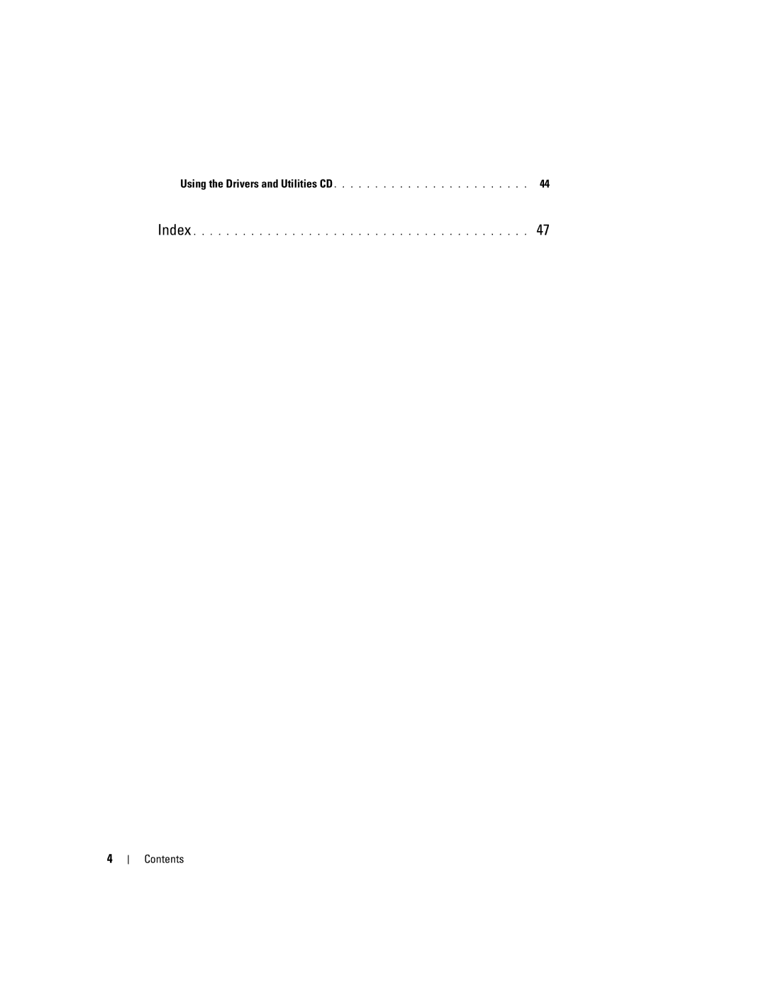 Dell GX620 manual Using the Drivers and Utilities CD Index 