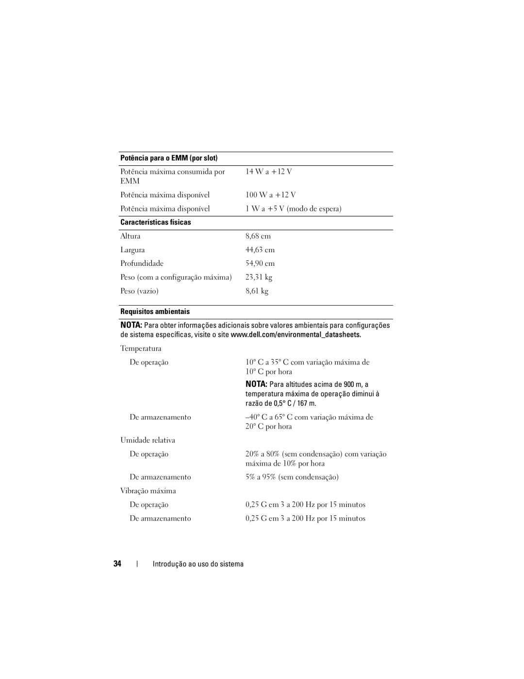 Dell H476M, E04J manual 23,31 kg 