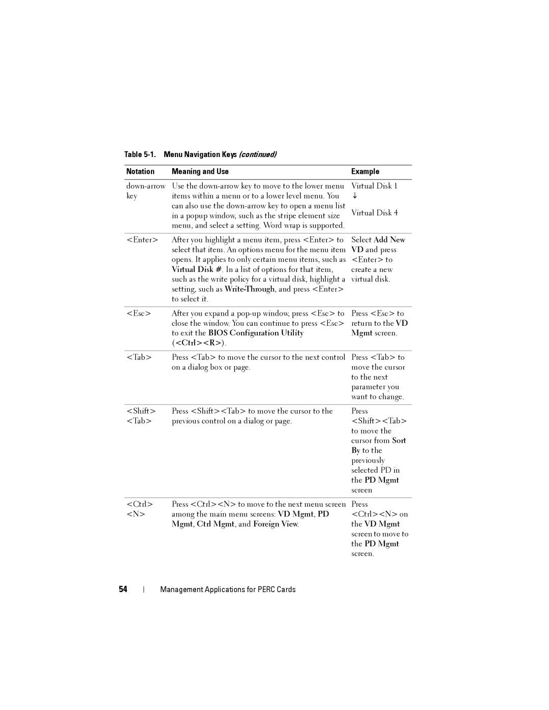 Dell H710P, H310, H810 manual To exit the Bios Configuration Utility 