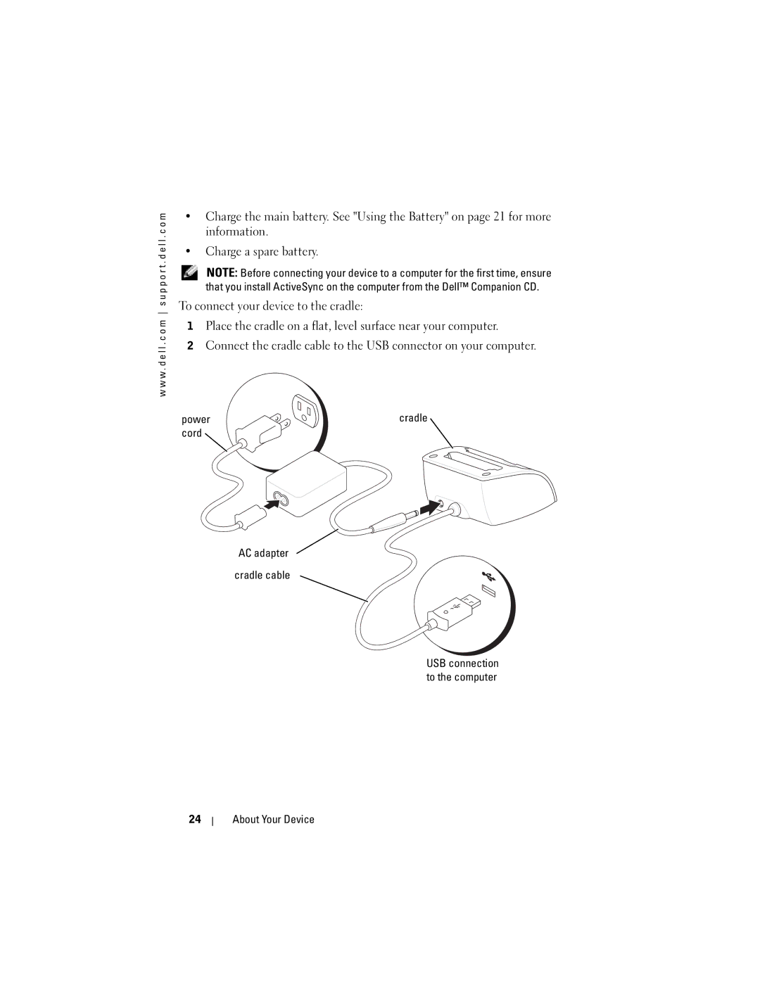 Dell HC02U-B, HC02U-C, HC02U-W, HD03U owner manual Power, Cord 