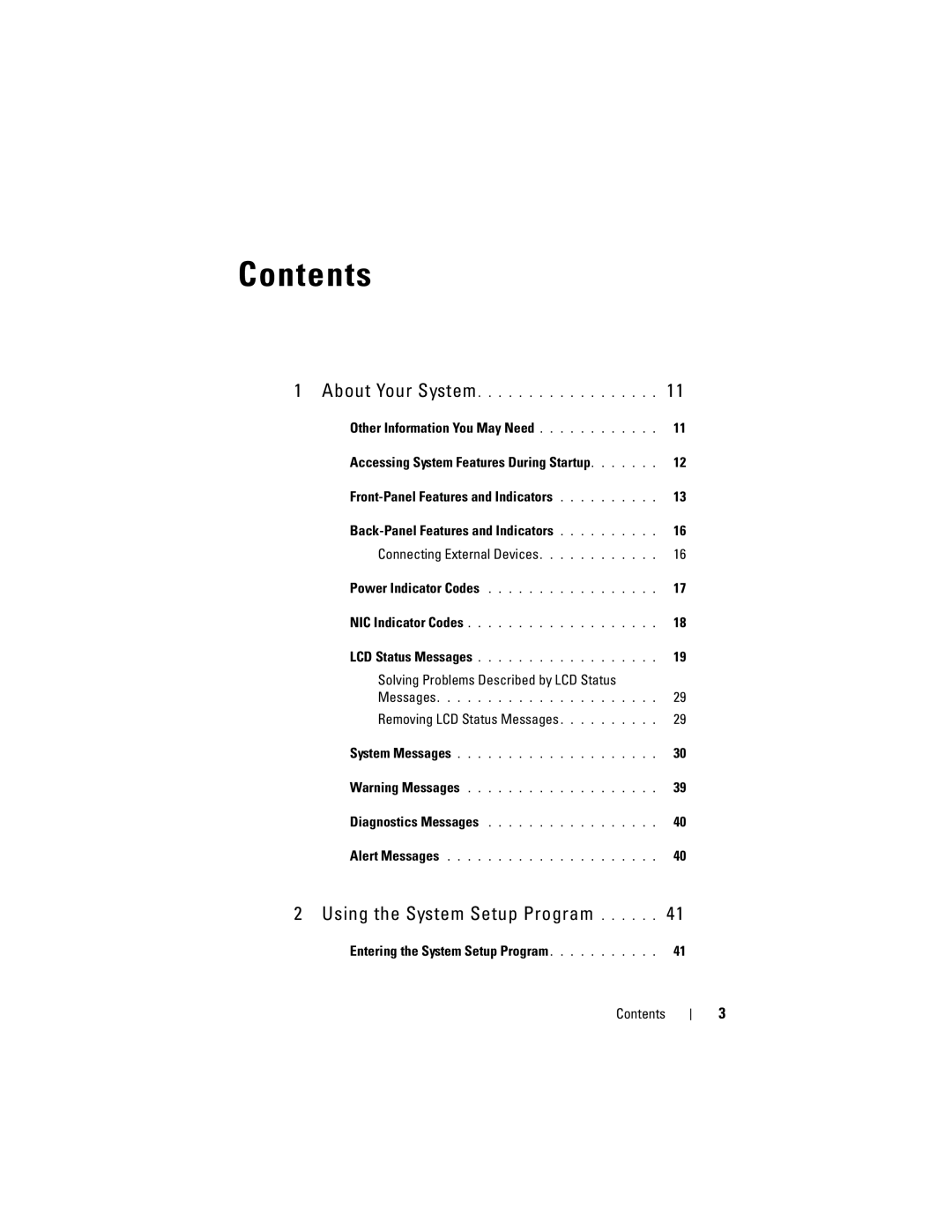 Dell HR675 owner manual Contents 