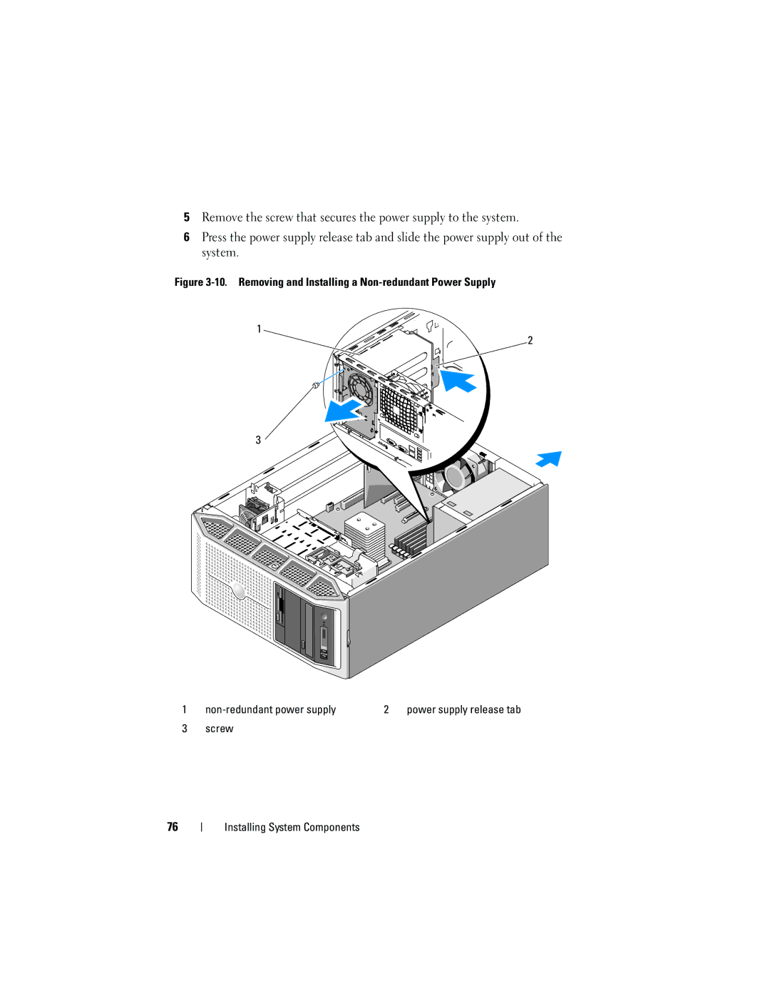 Dell HR675 owner manual Screw Installing System Components 