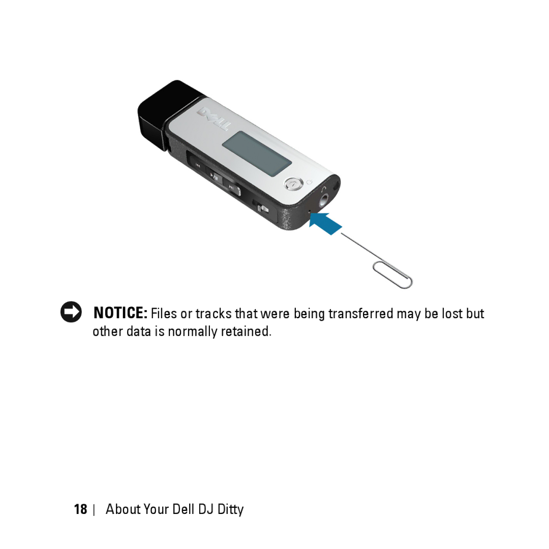 Dell HV04T owner manual About Your Dell DJ Ditty 