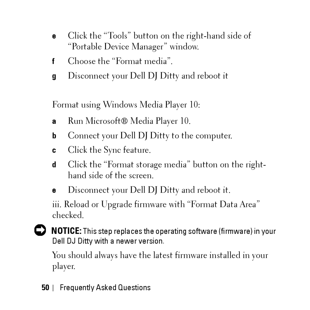 Dell HV04T owner manual Frequently Asked Questions 